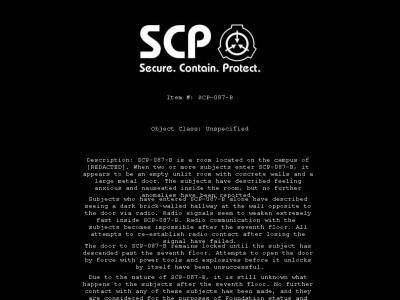 SCP-087-B v1.0 / SCP-087-B v2.0 (2012 / 2013 - Eng)