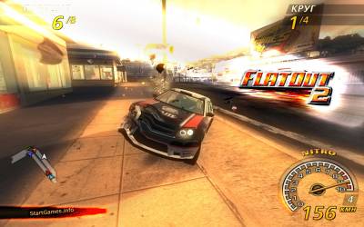 FlatOut 2 v1.2 (2006 - Rus) + нормальный онлайн через GameSpy, или через Tunngle